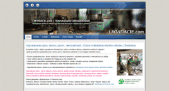 Desktop Screenshot of likvidacie.com